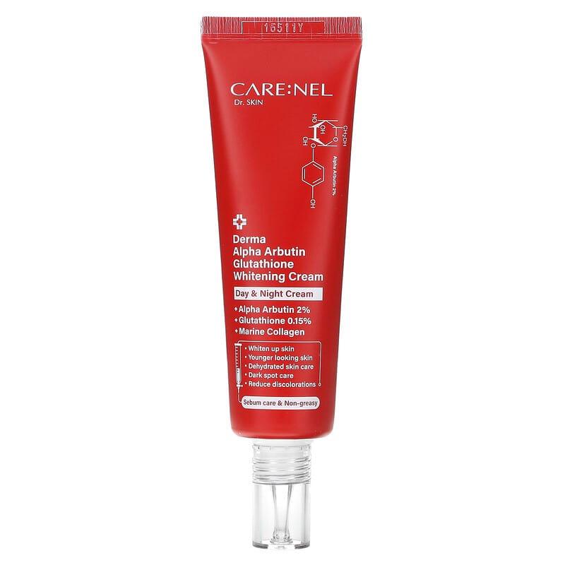 Brightening cream with arbutin and glutathione Derma Alpha Arbutine Glutathione Whitening Cream CARENEL 45 ml
Brightening cream with arbutin and glutathione Derma Alpha Arbutine Glutathione Whitening Cream CARENEL 45 ml