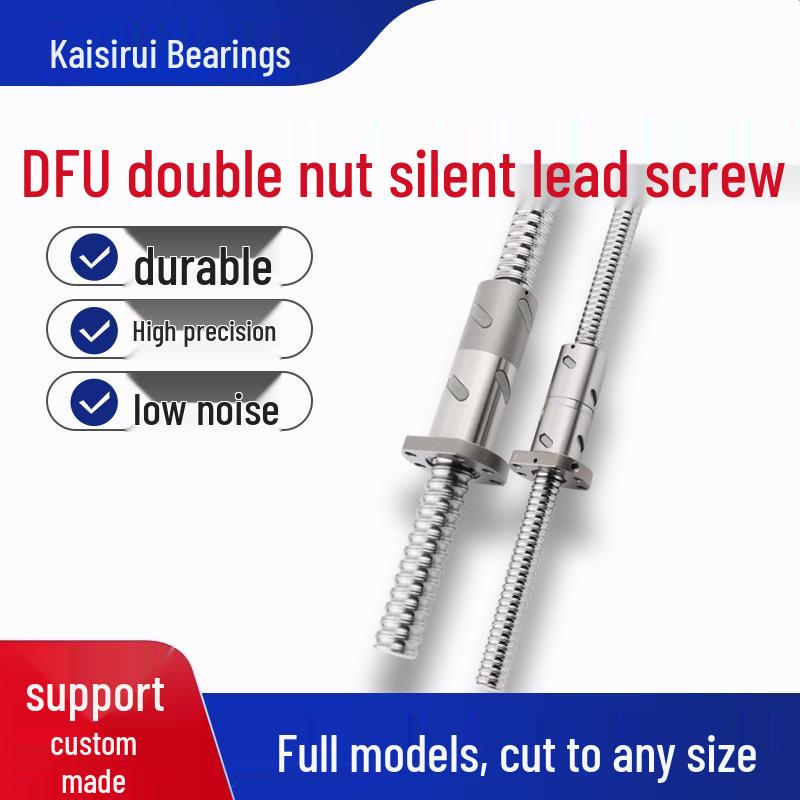 High-Precision DFU1605-4010 Double Nut Ballscrew Set: Low Noise, Wear-Resistant, High Load Linear Module DFU1605 Screw/Meter
High-Precision DFU1605-4010 Double Nut Ballscrew Set: Low Noise, Wear-Resistant, High Load Linear Module DFU1605 Screw/Meter