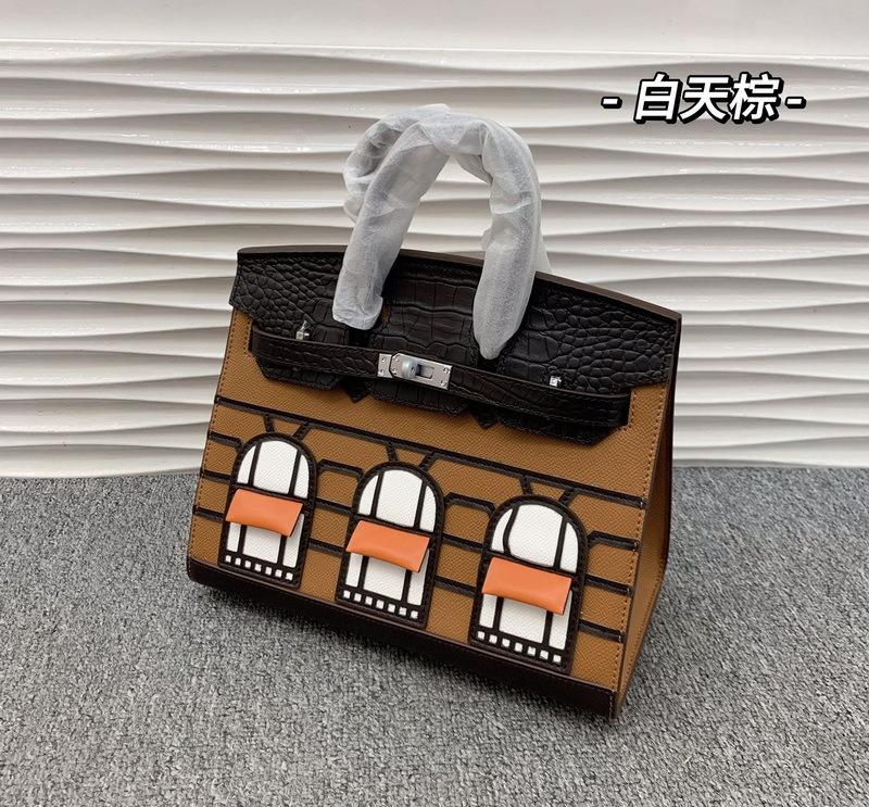 2026 New Palm Pattern With Crocodile Leather Combo Color Small House Platinum Bag Fashion Handheld Diagonal Cross Women s 20CM золотий коричневий колір
2026 New Palm Pattern With Crocodile Leather Combo Color Small House Platinum Bag Fashion Handheld Diagonal Cross Women s 20CM золотий коричневий колір