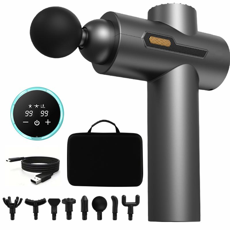 1 массажный пистолет, 8 массажных головок, 3 режима постукивания, ручной массажер для глубокого воздействия на мышцы тела, спины и шеи
1 массажный пистолет, 8 массажных головок, 3 режима постукивания, ручной массажер для глубокого воздействия на мышцы тела, спины и шеи