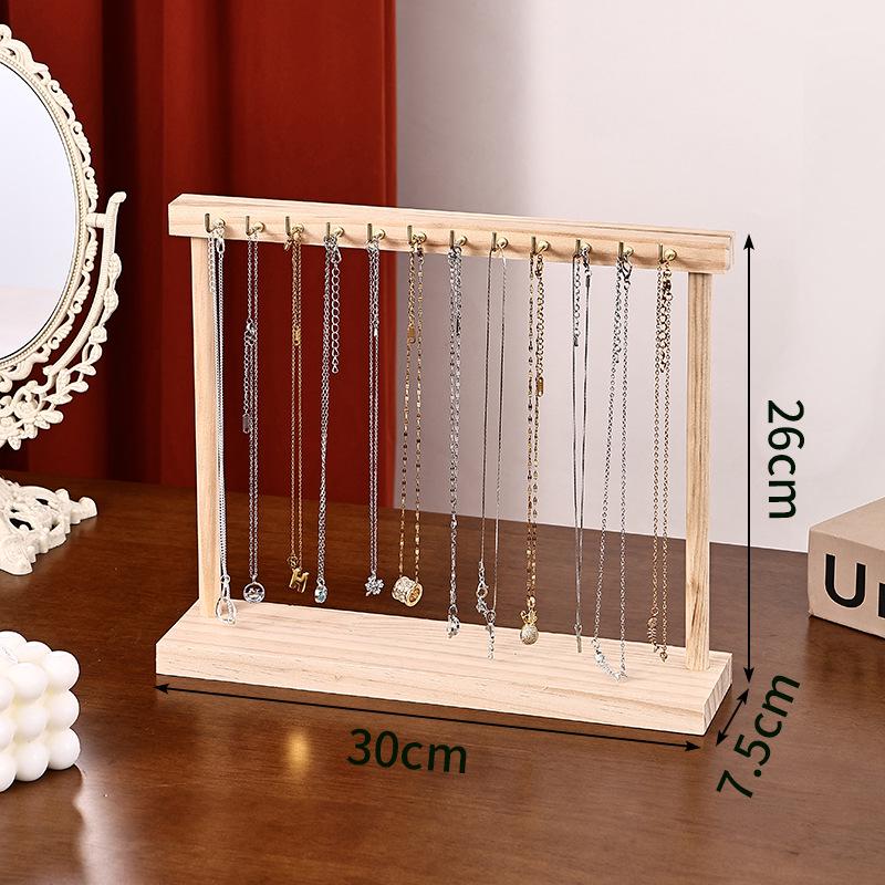 Fashionable Solid Wood Necklace & Pendant Display Stand
Fashionable Solid Wood Necklace & Pendant Display Stand