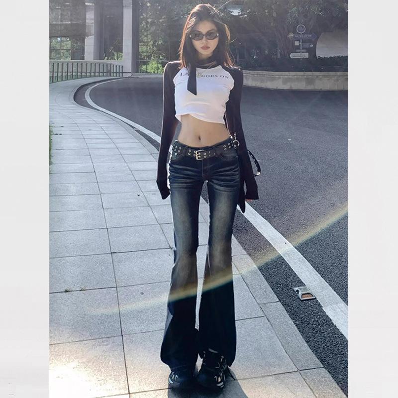 Low-waist Micro-flared Jeans Women s Spring and Summer Lengthened Fashion All-match Stretch Slim Slimming Horseshoe Pants S
Low-waist Micro-flared Jeans Women s Spring and Summer Lengthened Fashion All-match Stretch Slim Slimming Horseshoe Pants S