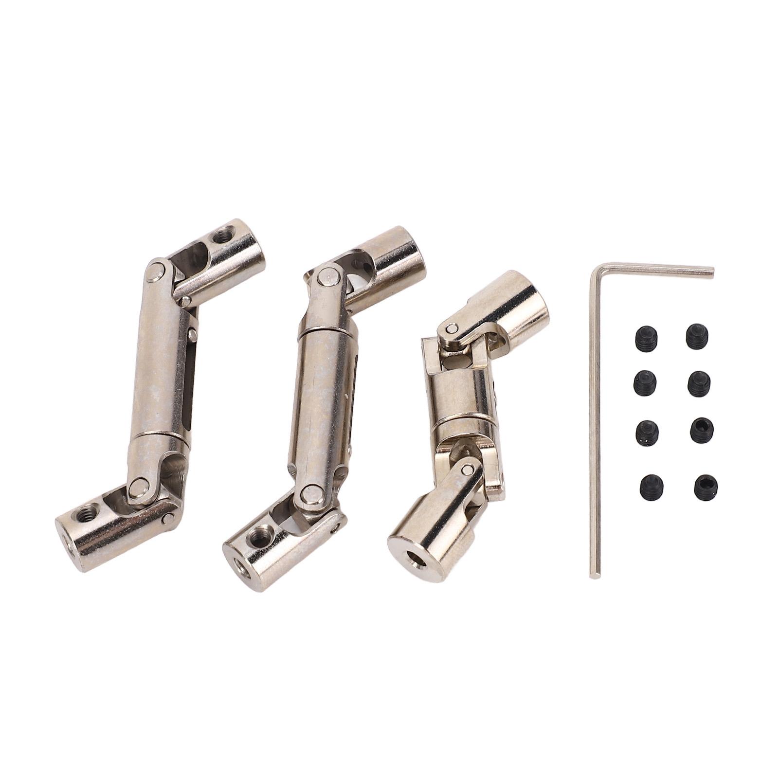 3 Pcs RC Drive Shaft Kit Universal Joint All Metal RC Car Drive Shaft for WPL for MN D90
3 Pcs RC Drive Shaft Kit Universal Joint All Metal RC Car Drive Shaft for WPL for MN D90
