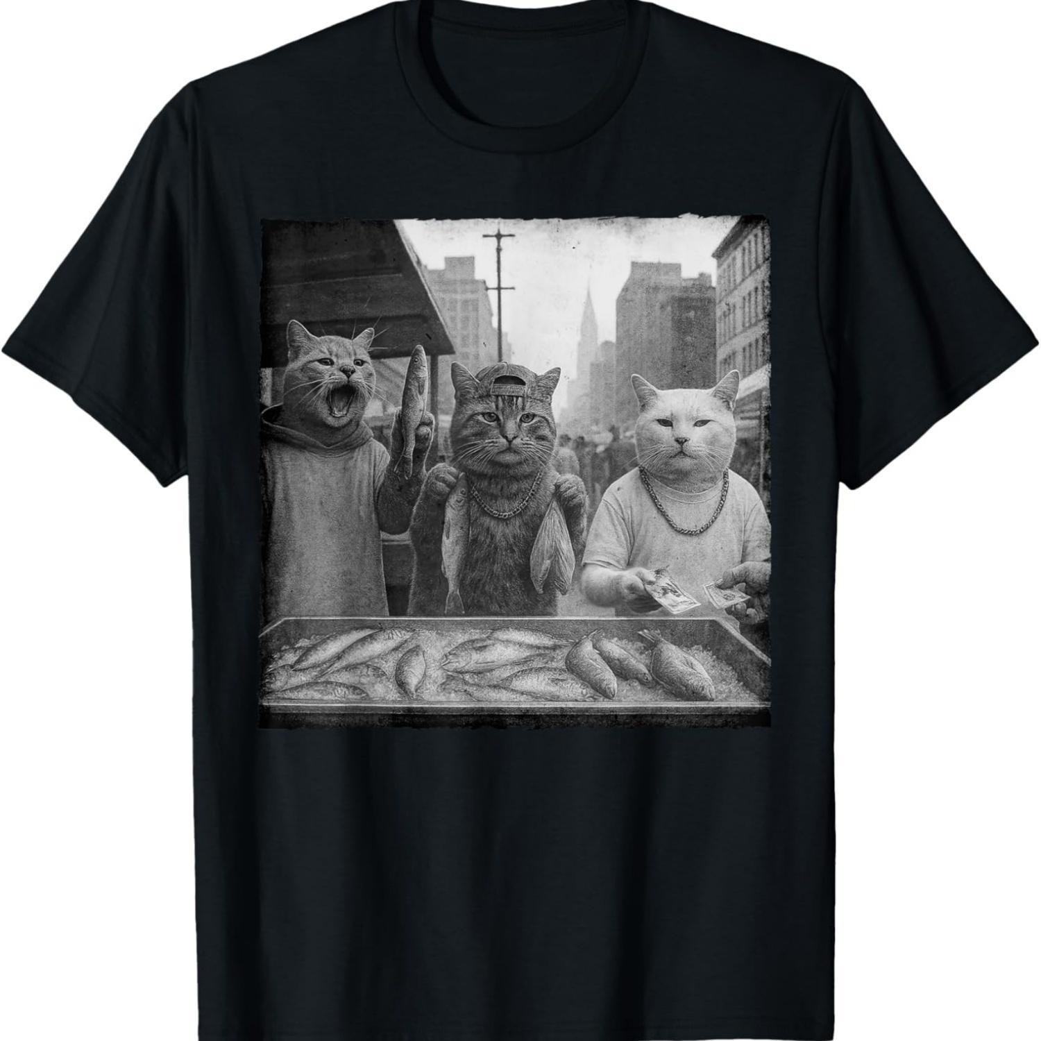 Gangster Cats Selling Fish Funny Cat Meme Cat Lover Sarcasm T-Shirt XXXXXL чорний
Gangster Cats Selling Fish Funny Cat Meme Cat Lover Sarcasm T-Shirt XXXXXL чорний