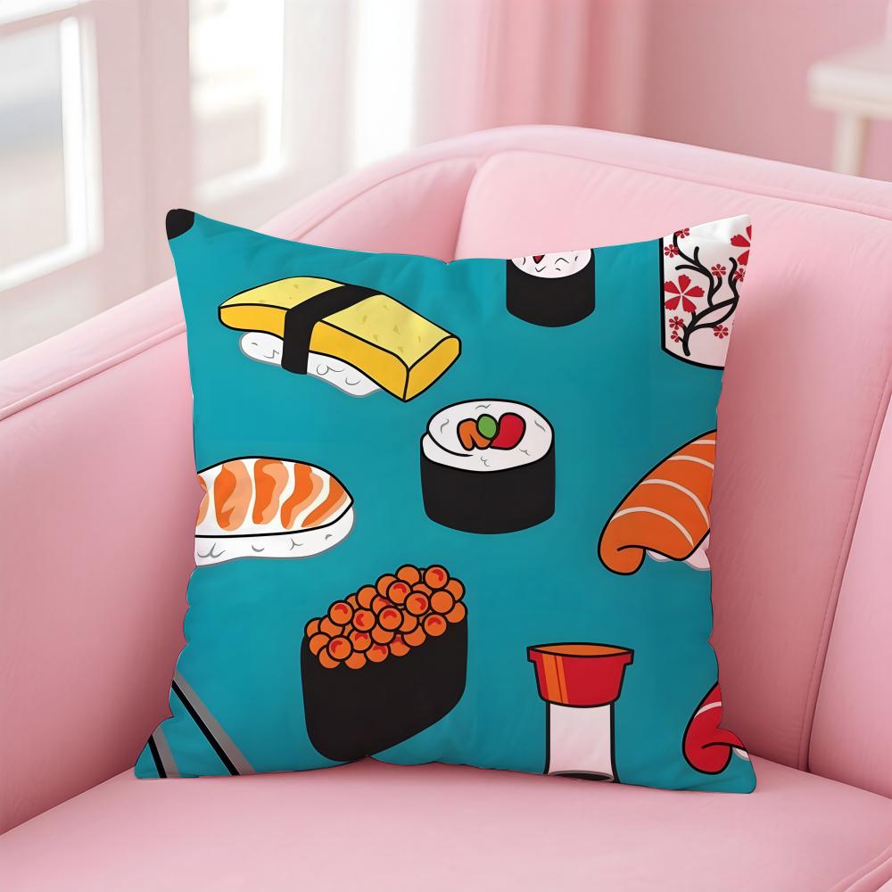 Japanese Fashion Sushi Art Cushion Cover Pillow Case Soft Friendly Fabric Concealed Zipper 40X40cm
Japanese Fashion Sushi Art Cushion Cover Pillow Case Soft Friendly Fabric Concealed Zipper 40X40cm