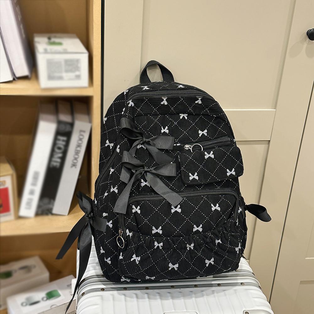 Korean College Style Backpack with Large Capacity for Daily Tutoring in Autumn and Winter, Fashiable Design, Bow Tie Backpack чёрный
Korean College Style Backpack with Large Capacity for Daily Tutoring in Autumn and Winter, Fashiable Design, Bow Tie Backpack чёрный