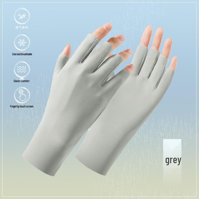 Женские перчатки без пальцев с защитой от УФ-лучей для вождения и езды на велосипеде - Нескользящие, Дышащие, Дизайн с половиной пальцев One Size
Женские перчатки без пальцев с защитой от УФ-лучей для вождения и езды на велосипеде - Нескользящие, Дышащие, Дизайн с половиной пальцев One Size