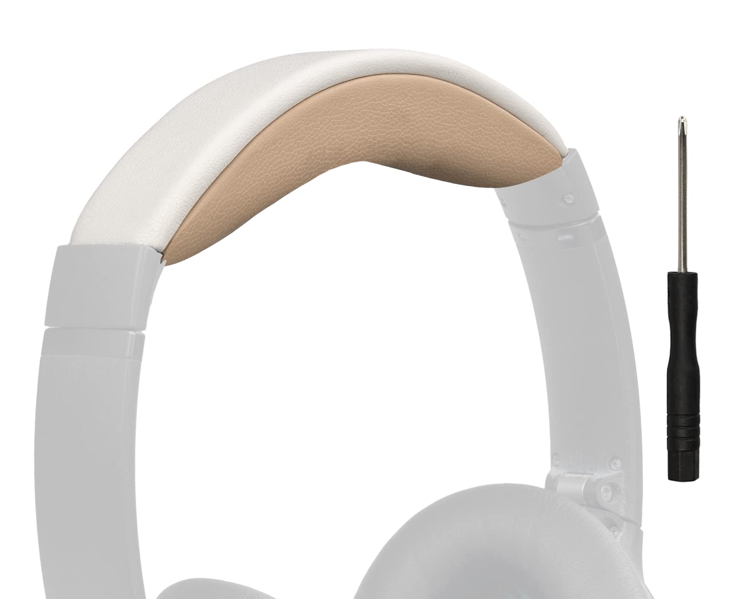 SOULWIT Headband Replacement Pads for Bose QuietComfort 25 (QC25) Headphones, Headband Cushion, Headset Band, DIY Replacement Band Kit (White & Beige)
SOULWIT Headband Replacement Pads for Bose QuietComfort 25 (QC25) Headphones, Headband Cushion, Headset Band, DIY Replacement Band Kit (White & Beige)