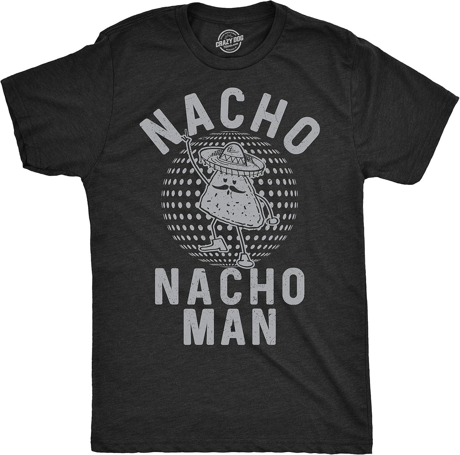 Mens Nacho Nacho Man T Shirt Funny Tee for Guys XXXXXL чорний
Mens Nacho Nacho Man T Shirt Funny Tee for Guys XXXXXL чорний