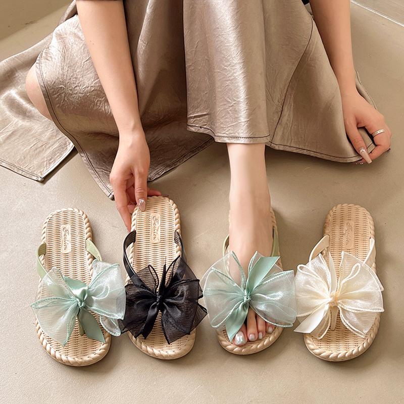 Women Seaside Sandals Casual Bowknot Summer Flip Flops Comfortable Platform Sandals Beach Slippers 38/39
Women Seaside Sandals Casual Bowknot Summer Flip Flops Comfortable Platform Sandals Beach Slippers 38/39