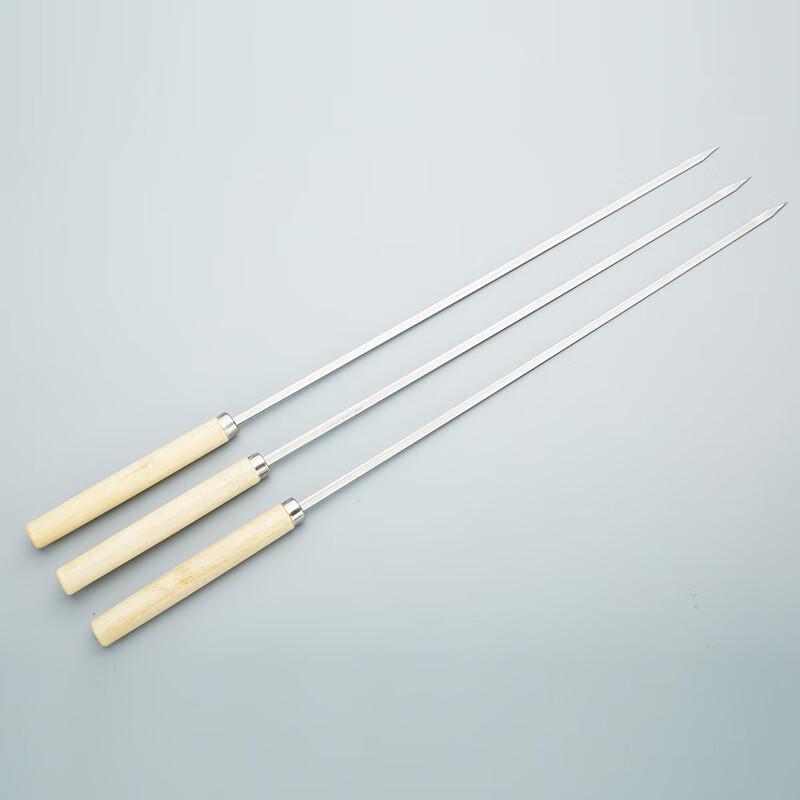 Wooden Handle Flat BBQ Skewers
Wooden Handle Flat BBQ Skewers
