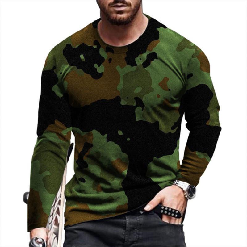Vintage Camo Pattern 3D Print Summer Men s Round Neck T-shirt Casual Long Sleeve Oversized T Shirt Fashion Pullover Men Clothing
Vintage Camo Pattern 3D Print Summer Men s Round Neck T-shirt Casual Long Sleeve Oversized T Shirt Fashion Pullover Men Clothing