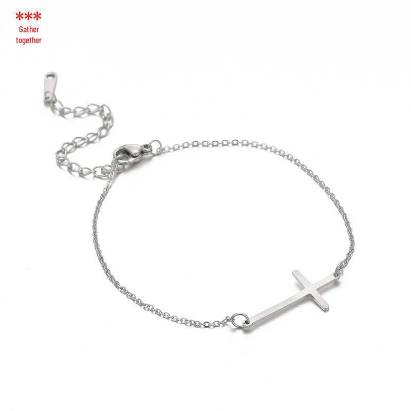 Модный гладкий браслет из нержавеющей стали с крестом – стильный подарок на руку
Модный гладкий браслет из нержавеющей стали с крестом – стильный подарок на руку