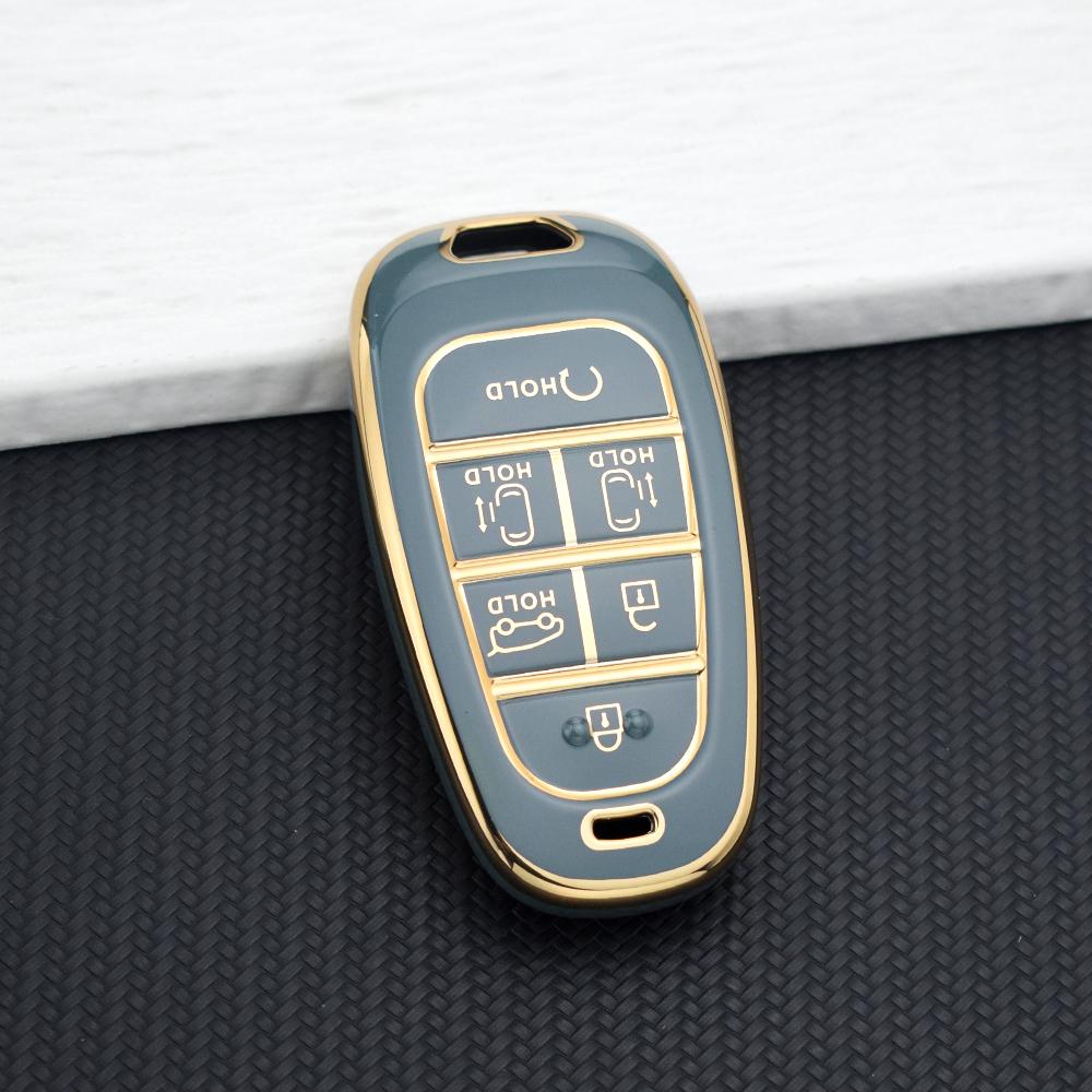 For Hyundai Santa Fe Tucson NEXO NX4 Ioniq 5 Atos Prime Solaris Auto 6 Buttons Car Key Case Cover Key Fob Holder Key Chain Parts
For Hyundai Santa Fe Tucson NEXO NX4 Ioniq 5 Atos Prime Solaris Auto 6 Buttons Car Key Case Cover Key Fob Holder Key Chain Parts