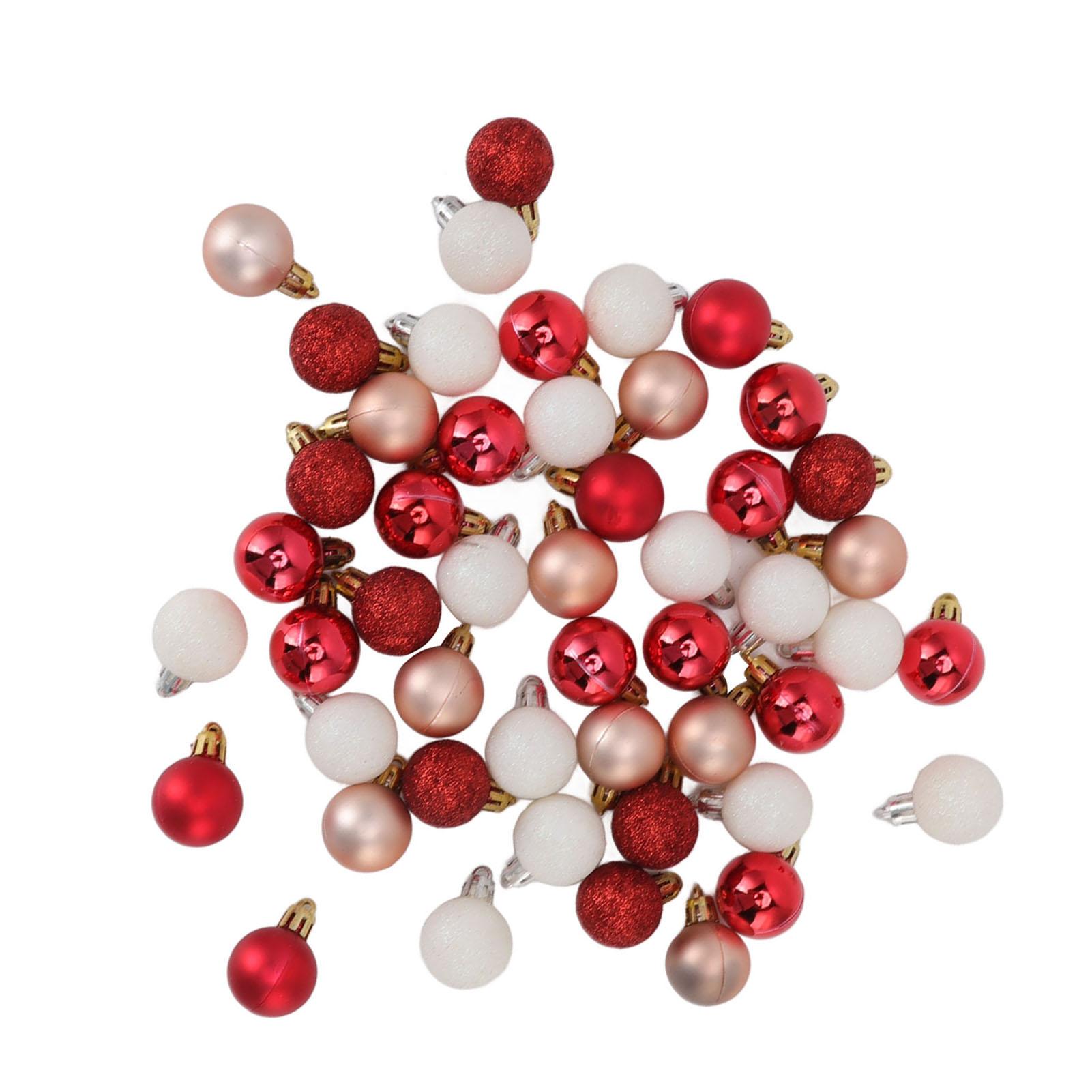 49pcs Mini Christmas Ball Ornaments Shatterproof Shiny Colorful Christmas Ball for Holiday Wedding Party Decoration Red
49pcs Mini Christmas Ball Ornaments Shatterproof Shiny Colorful Christmas Ball for Holiday Wedding Party Decoration Red