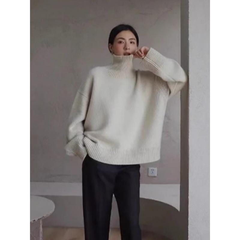 2024 Осень и зима Новый толстый кашемировый свитер для женщин с высоким воротом, теплый свободный трикотажный свитер, куртка, топы XL белый
2024 Осень и зима Новый толстый кашемировый свитер для женщин с высоким воротом, теплый свободный трикотажный свитер, куртка, топы XL белый