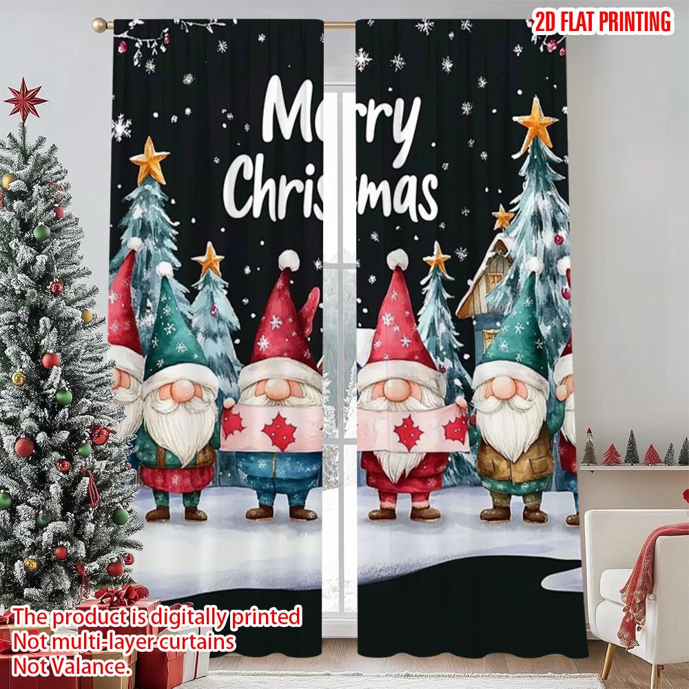 2pcs 2D flat printing Merry Christmas Popular Window Curtains Snowflakes_ Christmas trees_ pine trees and gnomes Machine 52.50×116.00 CM 2pcs
2pcs 2D flat printing Merry Christmas Popular Window Curtains Snowflakes_ Christmas trees_ pine trees and gnomes Machine 52.50×116.00 CM 2pcs