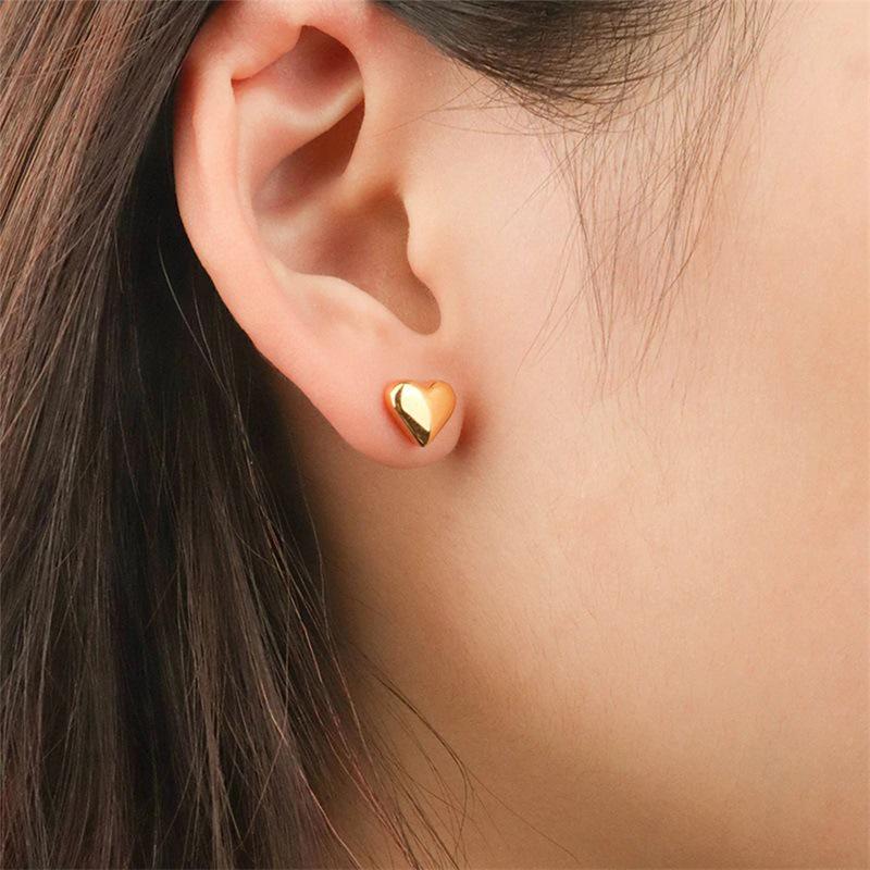 Heart-Shaped Stainless Steel Earrings in Japanese and Korean Style - Simple Fashion Love Jewelry
Heart-Shaped Stainless Steel Earrings in Japanese and Korean Style - Simple Fashion Love Jewelry