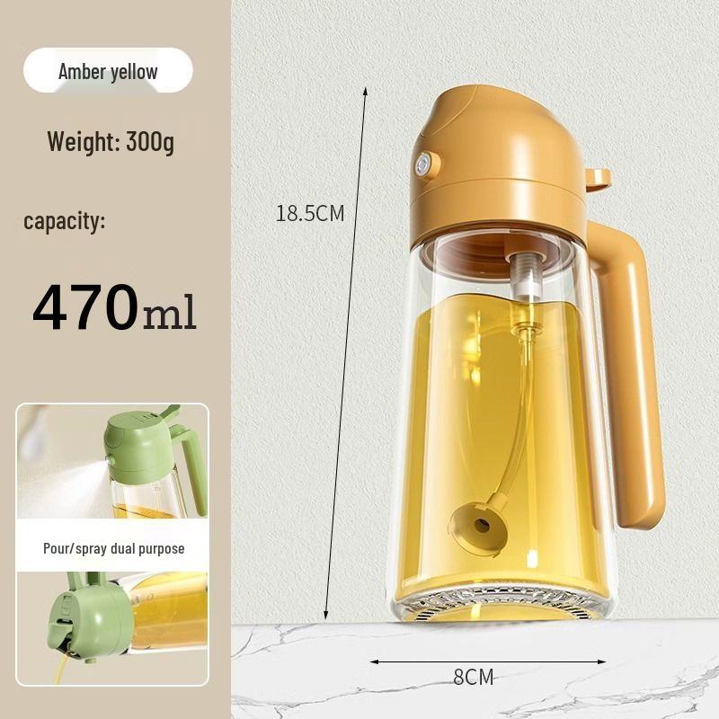 Automatic Oil Sprayer: Effortlessly mists edible oil with a thickened spray for kitchen use, offering an ideal cooking solution.
Automatic Oil Sprayer: Effortlessly mists edible oil with a thickened spray for kitchen use, offering an ideal cooking solution.