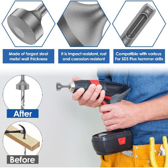 SDS Plus Ground Rod Driver или все SDS Plus Hammer Drills Стальной кованый стальной Ground Rod Drill Bit Driver 35 мм/30 мм/45 мм/65 мм мощный перфоратор 35mm
SDS Plus Ground Rod Driver или все SDS Plus Hammer Drills Стальной кованый стальной Ground Rod Drill Bit Driver 35 мм/30 мм/45 мм/65 мм мощный перфоратор 35mm