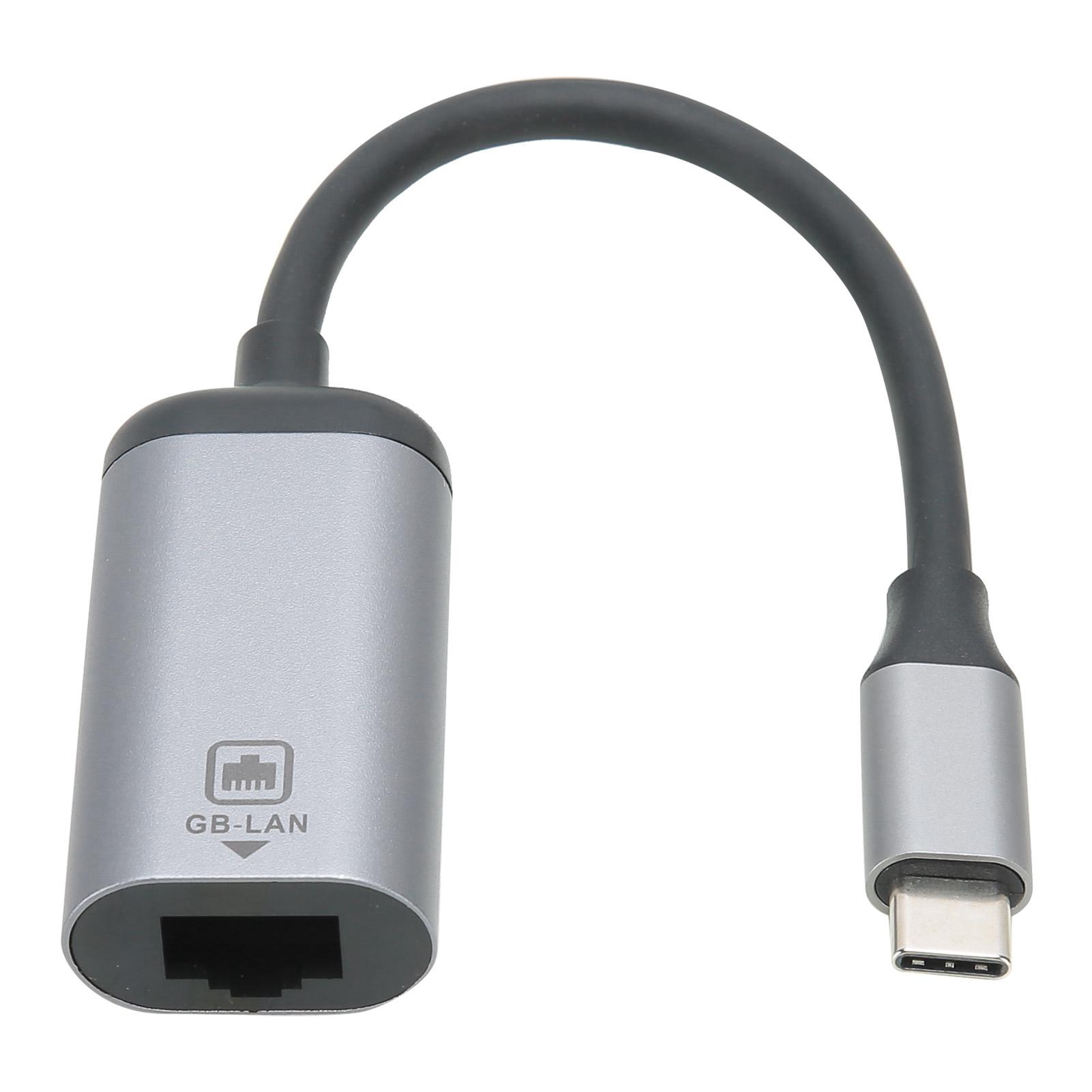 TypeC to Gigabit RJ45 Network Port Adapter Short Cable for Windows Android OS X
TypeC to Gigabit RJ45 Network Port Adapter Short Cable for Windows Android OS X