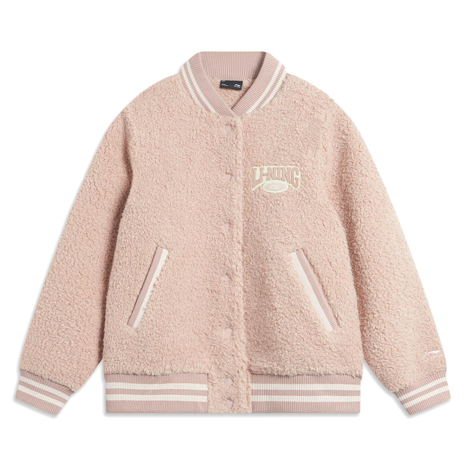 Li Ning Color Block Logo Print Faux Lamb Fleece Jacket Women Jacket Shadow-Purple Gray AFDT860-3 L
Li Ning Color Block Logo Print Faux Lamb Fleece Jacket Women Jacket Shadow-Purple Gray AFDT860-3 L