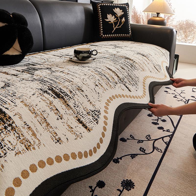 Retro Special-Shaped Sofa Cushion Is Universal In All Seasons, New Leather Sofa Seat Cushion Is Non-Slip, Light Luxury, And High-End Sofa Cover Towel. 90-70
Retro Special-Shaped Sofa Cushion Is Universal In All Seasons, New Leather Sofa Seat Cushion Is Non-Slip, Light Luxury, And High-End Sofa Cover Towel. 90-70
