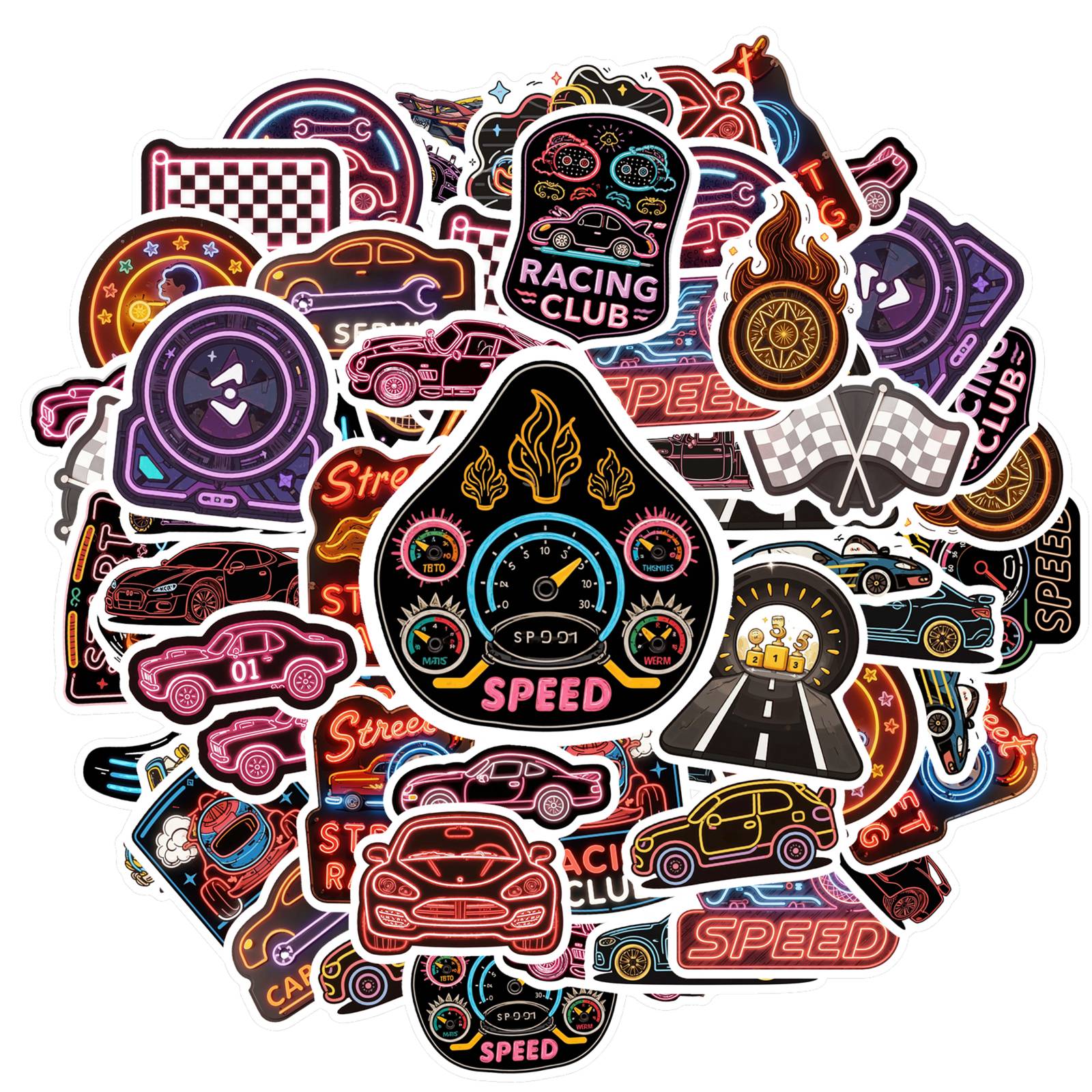 35pcs Cartoony Speed Stickers Energetic Neon Car Service Stickers Stickers For Guitar Laptop Helmet Skateboard DIY Phone
35pcs Cartoony Speed Stickers Energetic Neon Car Service Stickers Stickers For Guitar Laptop Helmet Skateboard DIY Phone