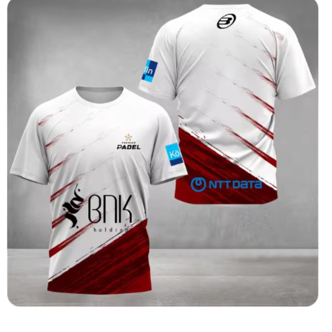 Lightweight Breathable Padel Tennis T-Shirt Fashion Unisex Sports Short-Sleeved T-Shirt Sweat-Wicking Quick-Drying Tops Tee S
Lightweight Breathable Padel Tennis T-Shirt Fashion Unisex Sports Short-Sleeved T-Shirt Sweat-Wicking Quick-Drying Tops Tee S