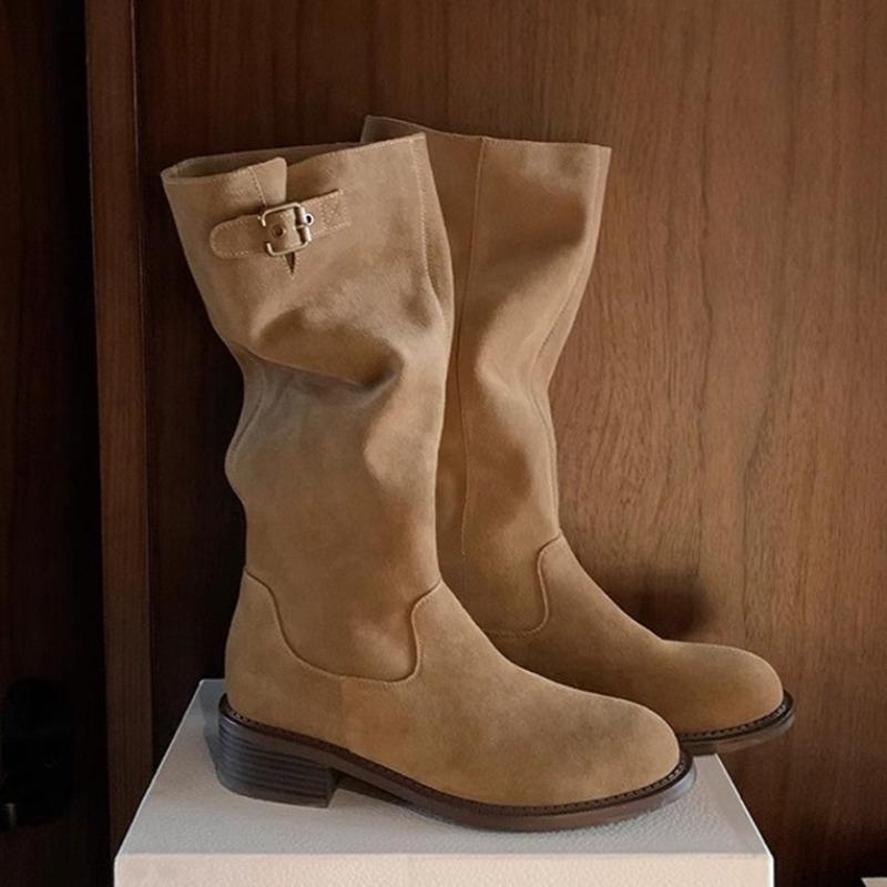 Round Toe Mid Heels Women Knee-high Boots Soft Ruched Loose Fit Design Retro British Style Long Booties Cowboy Shoes for Lady 35 бежевий
Round Toe Mid Heels Women Knee-high Boots Soft Ruched Loose Fit Design Retro British Style Long Booties Cowboy Shoes for Lady 35 бежевий