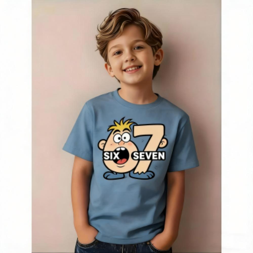 Summer Fashion Basic Fun Six Seven 67 Print Men s T-Shirts Summer Street Short-Sleeve Outdoor Casual Tops for Men s and Women s Tees Top XXS
Summer Fashion Basic Fun Six Seven 67 Print Men s T-Shirts Summer Street Short-Sleeve Outdoor Casual Tops for Men s and Women s Tees Top XXS