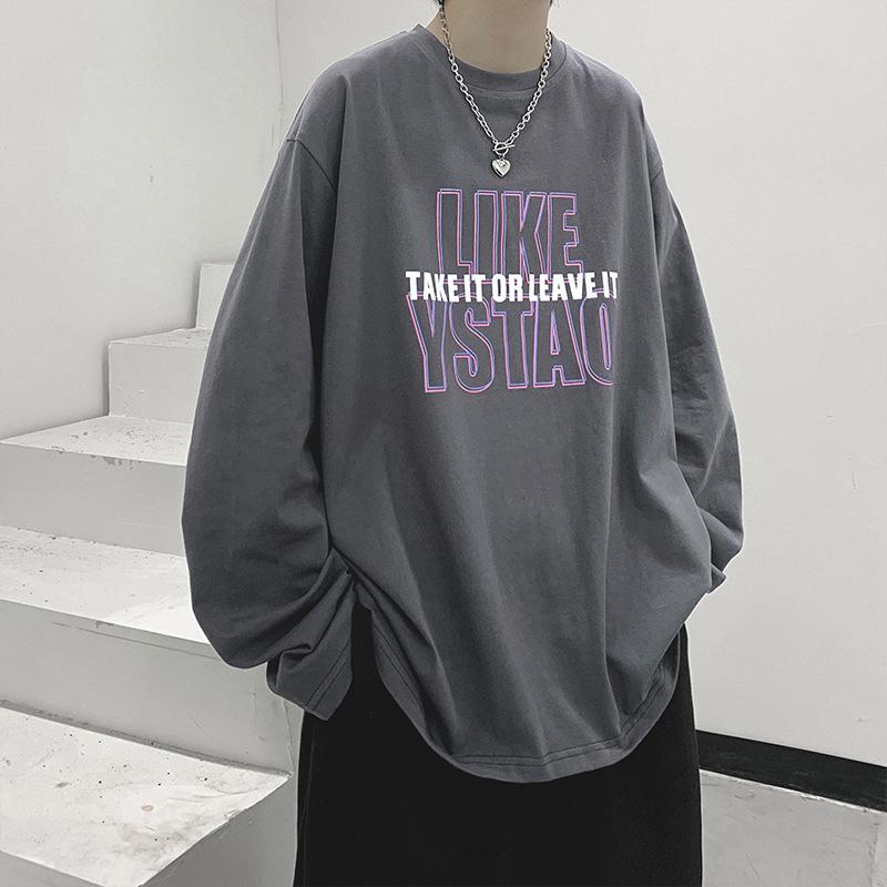 Men s Trendy Hong Kong Style Long-Sleeve Hip-Hop T-Shirt: Casual Loose Round Neck Sweatshirt 2021. L темно-серого
Men s Trendy Hong Kong Style Long-Sleeve Hip-Hop T-Shirt: Casual Loose Round Neck Sweatshirt 2021. L темно-серого