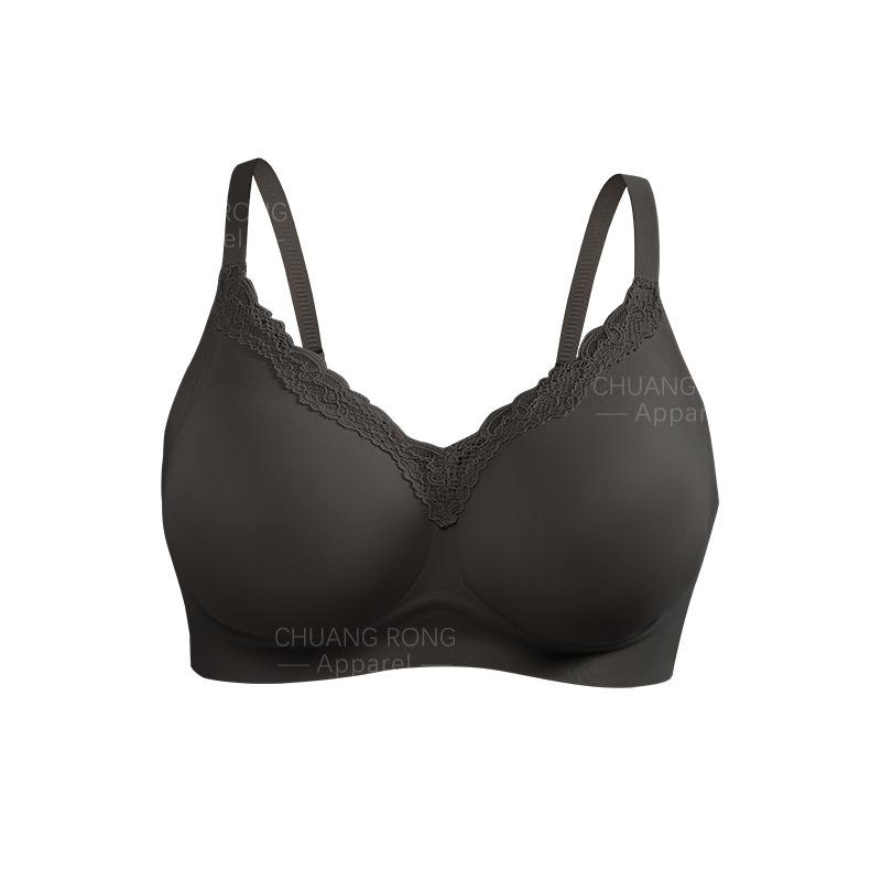 Jelly glue support seamless underwear women s V-neck lace splicing gathering comfortable upper support no steel ring bra XL
Jelly glue support seamless underwear women s V-neck lace splicing gathering comfortable upper support no steel ring bra XL