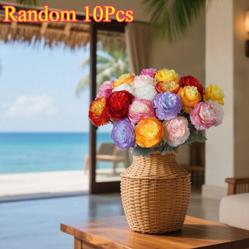 10Pcs Silk Fabric Peony Spring Artificial Flowers Wedding Home Christmas Decoration bride Bouquet DIY Gift Scrapbooking
10Pcs Silk Fabric Peony Spring Artificial Flowers Wedding Home Christmas Decoration bride Bouquet DIY Gift Scrapbooking