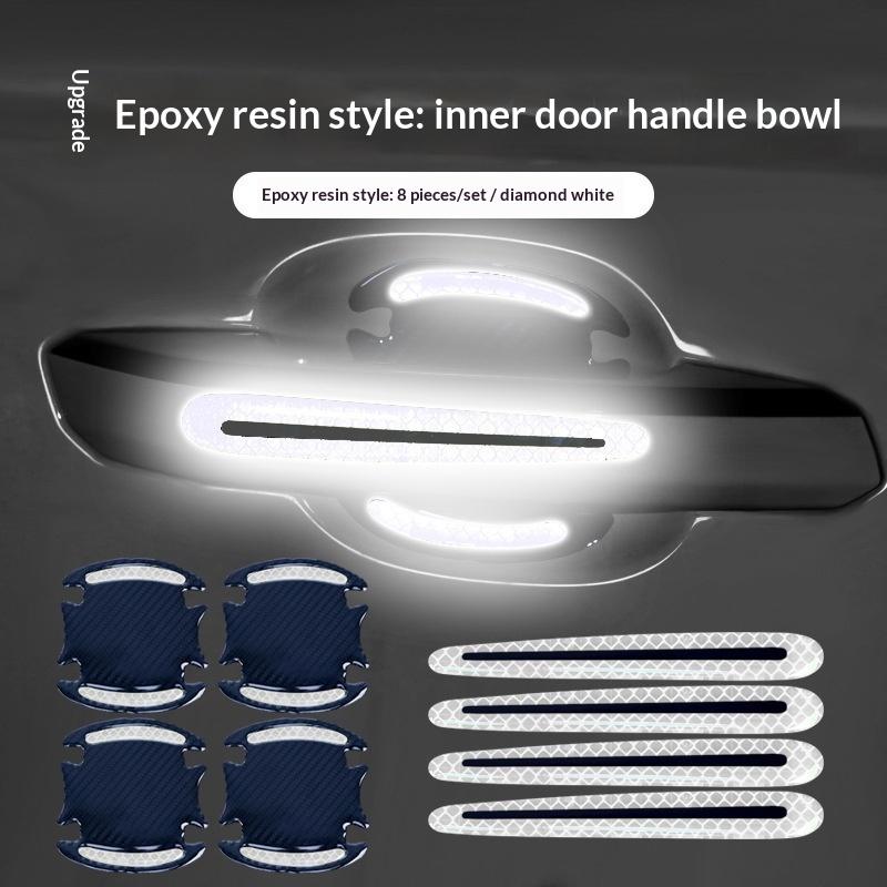 8Pcs Car Door Handle Sticker Protection Sticker Door Handle Paint Surface Anti-Scratch Sticker Car Safety Reflective Strip 8pcs білий
8Pcs Car Door Handle Sticker Protection Sticker Door Handle Paint Surface Anti-Scratch Sticker Car Safety Reflective Strip 8pcs білий