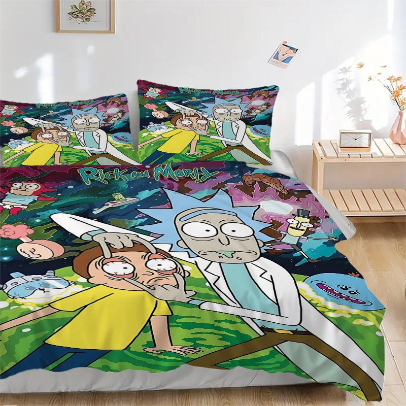 Набор пододеяльников Rick_and_Morty из 3 предметов, 1 пододеяльник + 2 наволочки (Без вкладыша), Печать высокого разрешения для всех сезонов, Прочный yy251103063 135x200cm
Набор пододеяльников Rick_and_Morty из 3 предметов, 1 пододеяльник + 2 наволочки (Без вкладыша), Печать высокого разрешения для всех сезонов, Прочный yy251103063 135x200cm