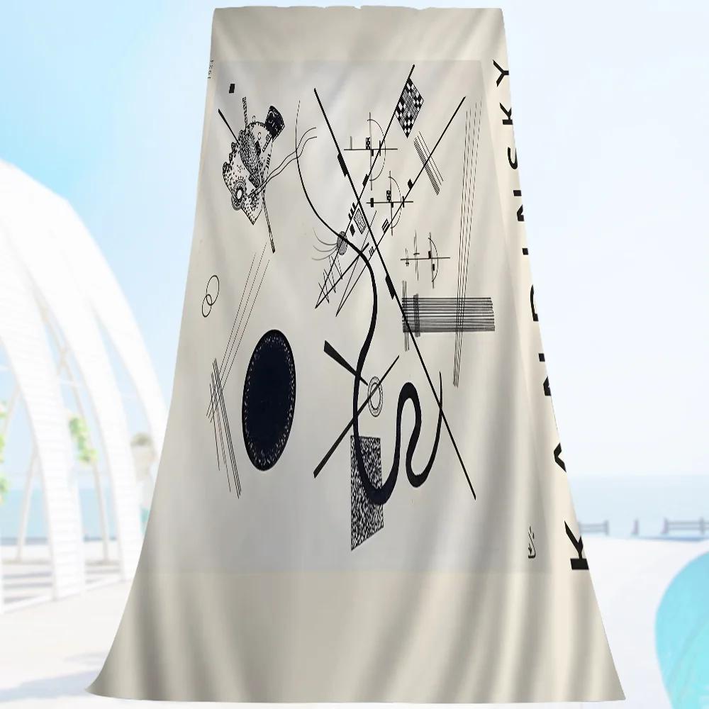 Kandinsky Exhibition Beach Towel Cartoon Cute Summer Kids Large Bath Pool Beach Towel Microfiber Absorbent For Swimming Travel W40*H60(CM)
Kandinsky Exhibition Beach Towel Cartoon Cute Summer Kids Large Bath Pool Beach Towel Microfiber Absorbent For Swimming Travel W40*H60(CM)
