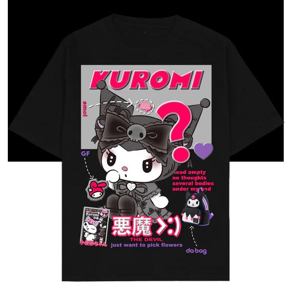 Sanrio 2026 Summer Comic Form Kuromi Image 100 Cotton Printed Casual Tshirt Adult Children Parentchild Top Homewear Y2k S
Sanrio 2026 Summer Comic Form Kuromi Image 100 Cotton Printed Casual Tshirt Adult Children Parentchild Top Homewear Y2k S