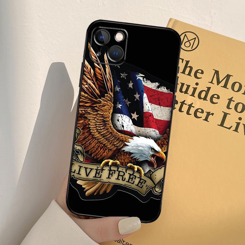 American USA Flag Eagle Phone Case For iPhone 17 16 15 14 13 12 11 Pro Max mini XR 16e 15 16 Plus 17 Air Full Cover iPhone 12Pro MAX
American USA Flag Eagle Phone Case For iPhone 17 16 15 14 13 12 11 Pro Max mini XR 16e 15 16 Plus 17 Air Full Cover iPhone 12Pro MAX