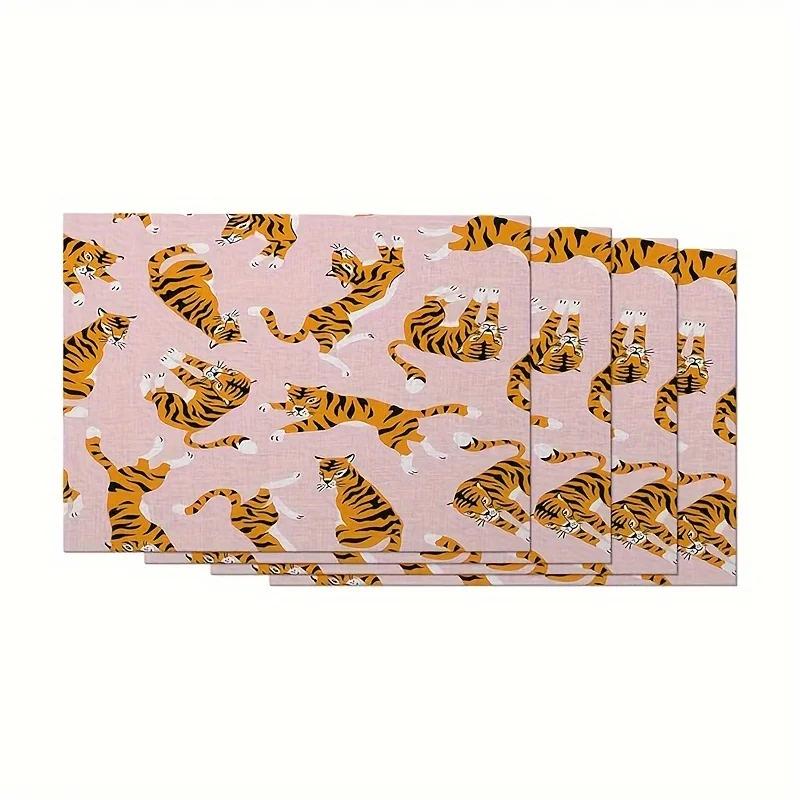 4/6/8Pcs Tiger Cartoon Pattern Table Mat Ethnic Tribe Design Cotton Linen Place Mats for Party Restaurant Dining Decor Hand Wash 4Pcs-30X45cm(12X18in
4/6/8Pcs Tiger Cartoon Pattern Table Mat Ethnic Tribe Design Cotton Linen Place Mats for Party Restaurant Dining Decor Hand Wash 4Pcs-30X45cm(12X18in