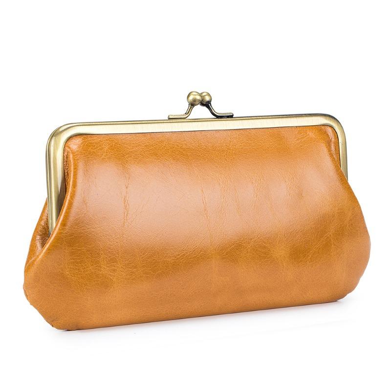 New European and American retro clip bag, simple leather, long clutch bag, wallet, clutch mouth, gold storage bag, large capacity
New European and American retro clip bag, simple leather, long clutch bag, wallet, clutch mouth, gold storage bag, large capacity