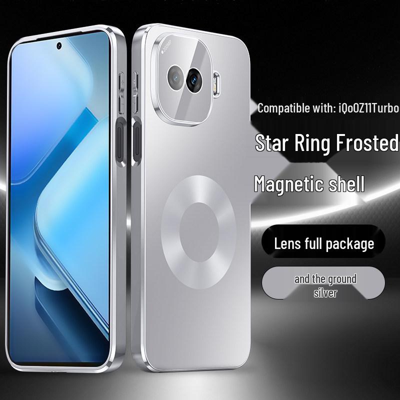 iQOO Z11 Turbo Case: New Matte, Magnetic Charging, Star Ring Design, High-End, Fashionable, Compatible with Z11T. iQOO Z11 Turbo
iQOO Z11 Turbo Case: New Matte, Magnetic Charging, Star Ring Design, High-End, Fashionable, Compatible with Z11T. iQOO Z11 Turbo