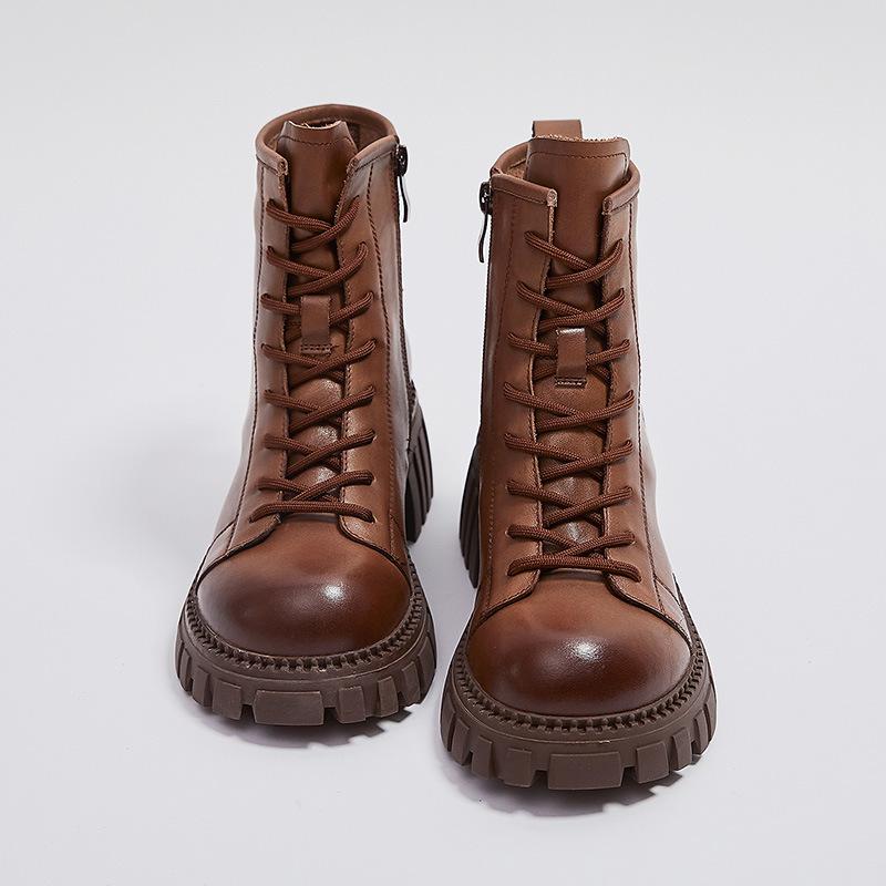 First layer cowhide Martin boots women s 2025 autumn new retro British style boots women s casual platform short boots Korean 35 коричневый
First layer cowhide Martin boots women s 2025 autumn new retro British style boots women s casual platform short boots Korean 35 коричневый