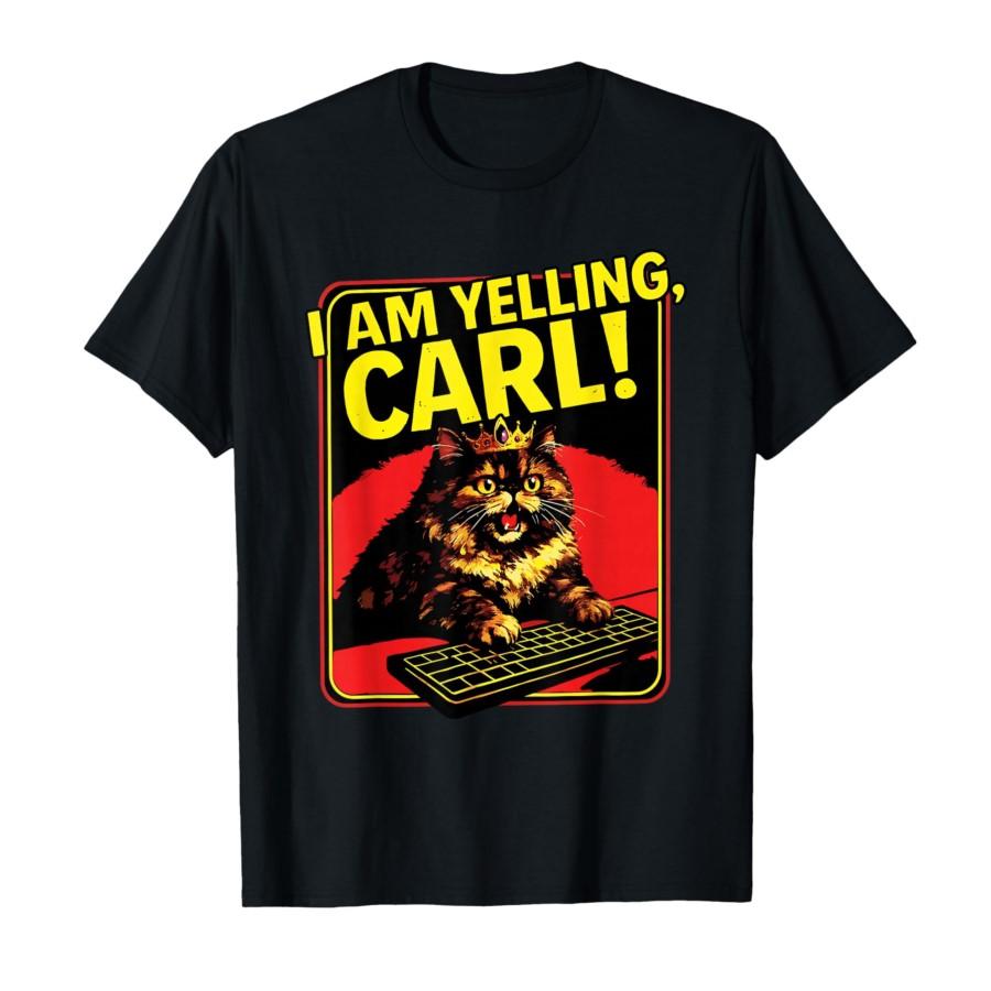 Funny I Am Yelling Carl Cat Meme T-shirt For Men Women 100% Cotton T Shirts Short Sleeve Tops 0306-1 - Men s Summer Cotton Gr... S разноцветный
Funny I Am Yelling Carl Cat Meme T-shirt For Men Women 100% Cotton T Shirts Short Sleeve Tops 0306-1 - Men s Summer Cotton Gr... S разноцветный