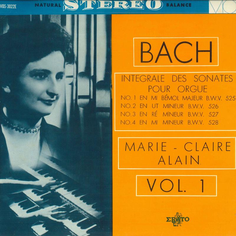 LP Record MARIE CLAIRE ALAIN - Bach: Complete Organ Sonatas VOS3022E VOIX-D OR Japan Classical Used
LP Record MARIE CLAIRE ALAIN - Bach: Complete Organ Sonatas VOS3022E VOIX-D OR Japan Classical Used