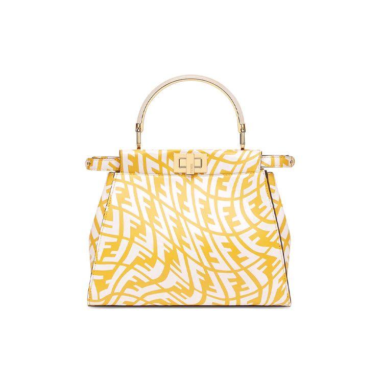 Fendi Peekaboo Iconic Gold Buckle Logo FF Pattern Mini Calfskin Handheld Shoulder Crossbody Bag Women bags Yellow 8BN244-AGKR-F1E8K Basic Set (Bag+Dust Bag)
Fendi Peekaboo Iconic Gold Buckle Logo FF Pattern Mini Calfskin Handheld Shoulder Crossbody Bag Women bags Yellow 8BN244-AGKR-F1E8K Basic Set (Bag+Dust Bag)