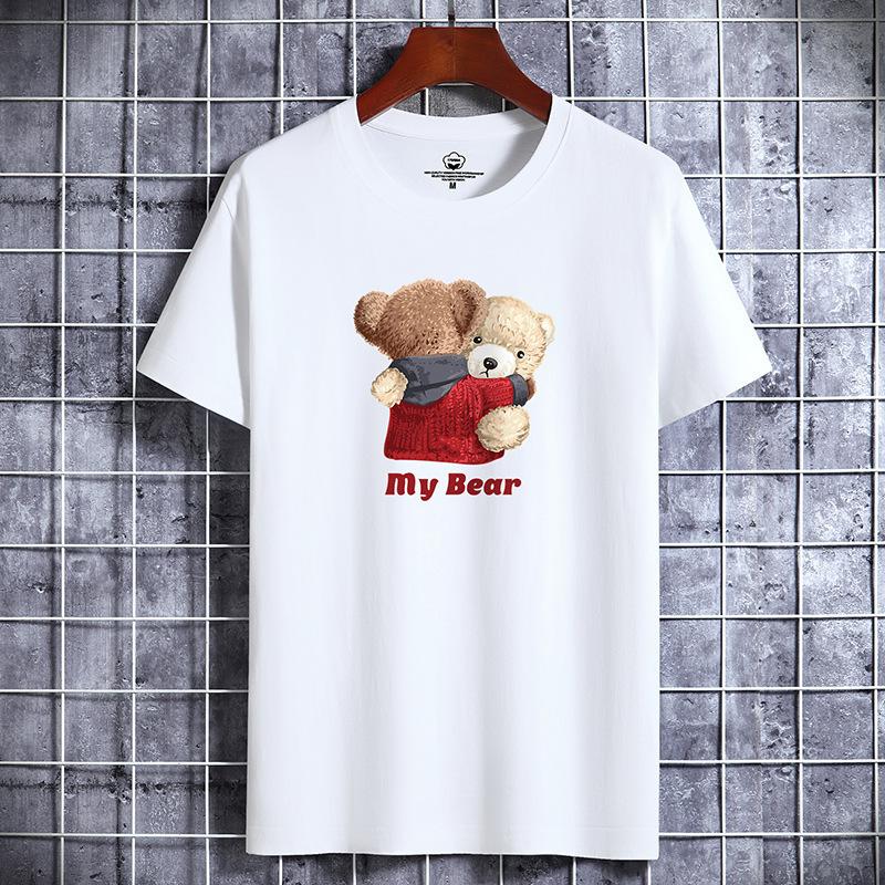 Мужская модная футболка с короткими рукавами и принтом Hug Bears из чистого хлопка S светло-зеленый
Мужская модная футболка с короткими рукавами и принтом Hug Bears из чистого хлопка S светло-зеленый