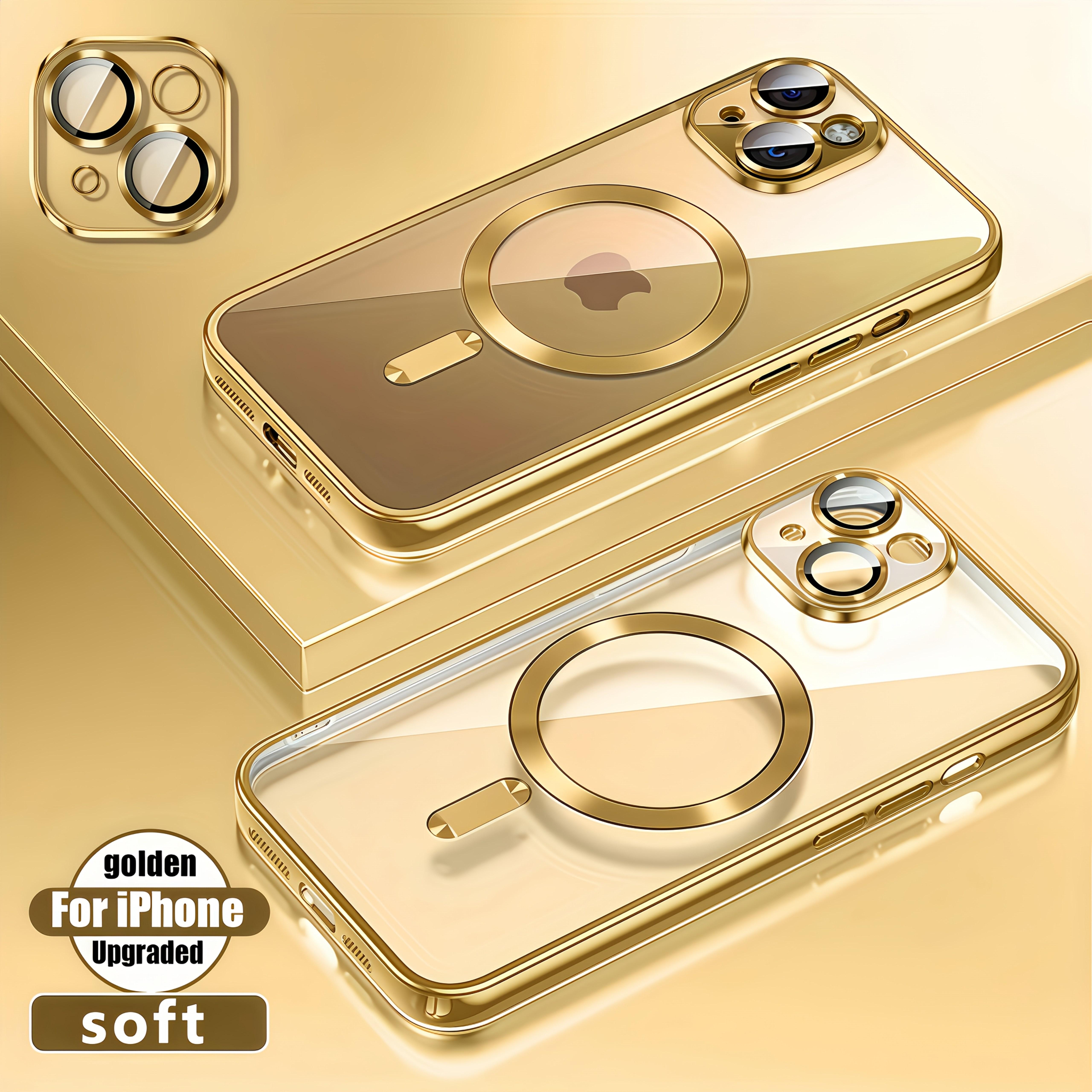 Чехол для iPhone 16 15 14 13 12 11 Pro Max Plus, ультратонкий, 0,3 мм, прозрачный, розовый, роскошный магнитный защитный чехол для объектива, устойчивый к царапинам чехол для телефона IPhone 16 Pro Max золотистый
Чехол для iPhone 16 15 14 13 12 11 Pro Max Plus, ультратонкий, 0,3 мм, прозрачный, розовый, роскошный магнитный защитный чехол для объектива, устойчивый к царапинам чехол для телефона IPhone 16 Pro Max золотистый