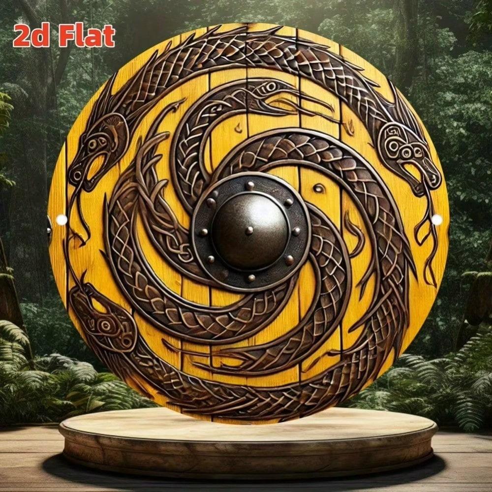 Viking Dragon Shield Metal Tin Wall Art Home Decor Halloween Room 20x20
Viking Dragon Shield Metal Tin Wall Art Home Decor Halloween Room 20x20