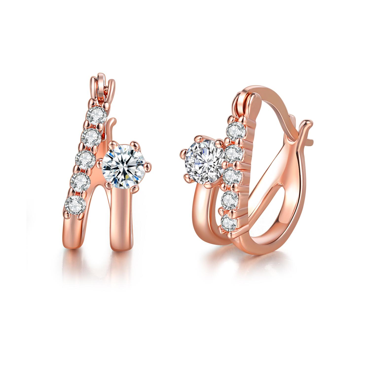 Irregular Drop Earring For Women Vintage Elegant Delicate Rose Gold Color Earring Fashion Zircon Daily Party E147 Clear
Irregular Drop Earring For Women Vintage Elegant Delicate Rose Gold Color Earring Fashion Zircon Daily Party E147 Clear
